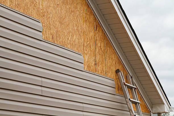 Professional Siding technician working in Petersburg, OH